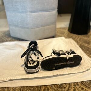 Kids' Black and White Sneakers